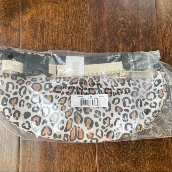 Brighton Wild Cat Love Belt Bag Leopard Cheetah Animal Print Sling Bag Crossbody - Picture 4 of 6